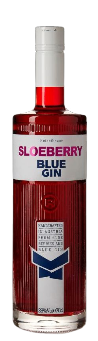 Sloeberry Blue Gin Reisetbauer, 0,7L 28% Vol.